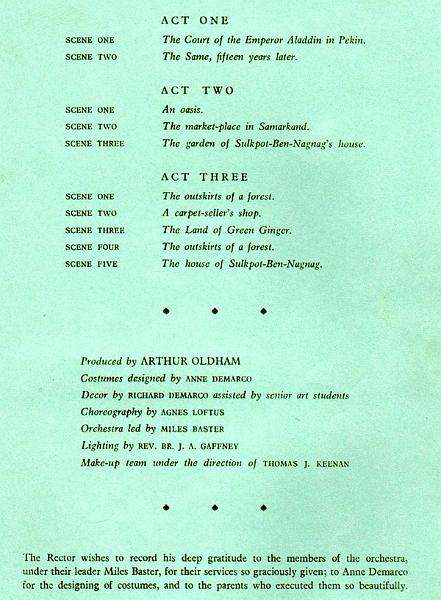 Land of Green Ginger.jpg - Program from The Land of Green Ginger.
